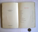 Handbook of Instruction for Operators of the Burroughs Calculating Machine, table of contents
