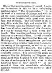 1888-12-14 Bruce Herald (NZ), Announcement of a new calculating machine