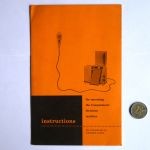 Instructions for operating the Comptometer dictation machine