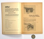 Montage-Anleitung fuer Walther Rechenmaschinen Mod. WSR 110/160