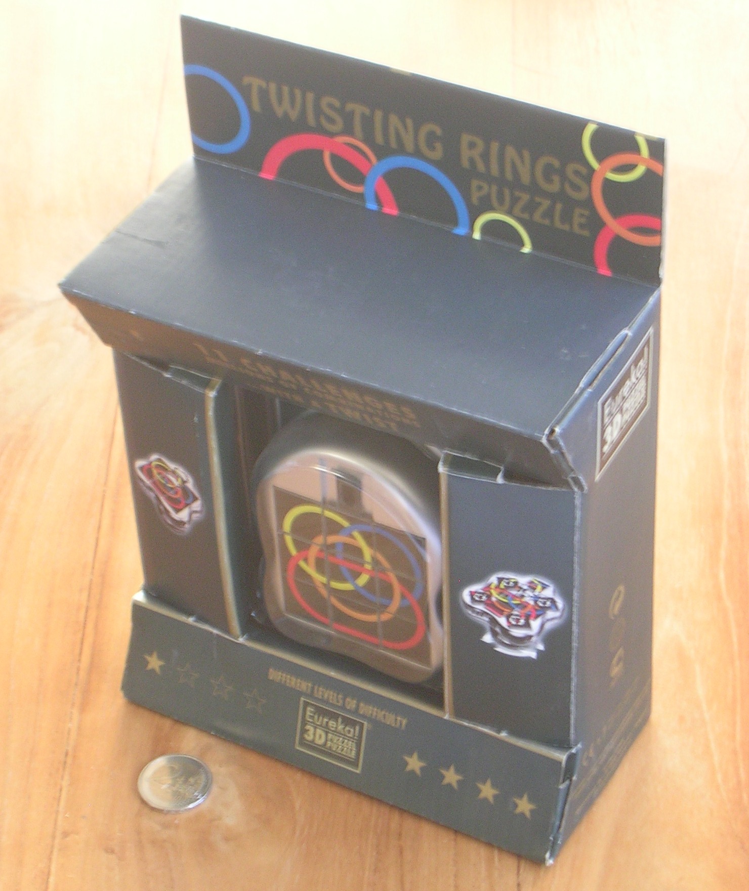 Twisting Puzzle With Rings Twisting Puzzle With Rings
