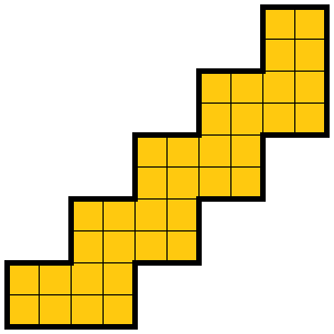 1 to 8 Squared challenge 2  - Click to see solution