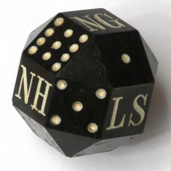 Antique 26-sided Stone Die