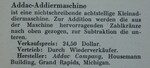 1930 Organisations-Lexikon - Addac
