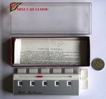 The Alexe Mini Calculator, with box