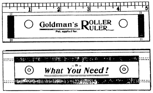 Goldman's Roller Ruler
