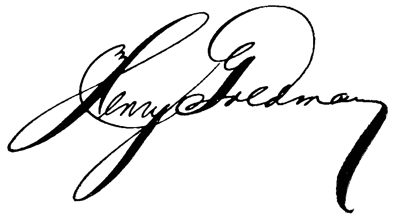 Henry Goldman signature