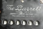 Barrett 6 adding machine