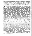 1911-06-09 London Gazette (UK)