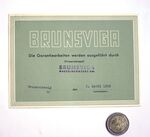 Warranty certificate