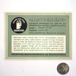 Warranty certificate