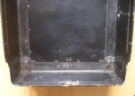 Shoebox Burroughs Calculator, inside of case