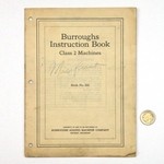 Burroughs Instruction Book - Class 2 Machines