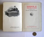 Handbook of Instruction for Operators of the Burroughs Calculating Machine, title page