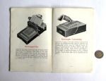 Handbok och instruktion för användningen af Burroughs Själfskrifvande additionsmaskin