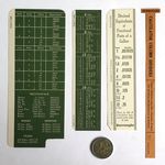 Decimal Equivalent Tables, keyboard tables, front