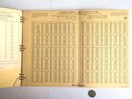 Decimal Equivalent Tables, overtime earnings table fold-out