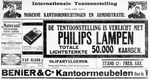 1911-05-10 De Telegraaf, Companies at the International Exhibition of Office Equipment and Administration