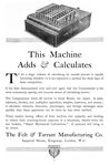 1914 Modern instruments and methods of calculation