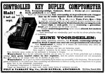 1916-05-27 De Groene Amsterdammer, Controlled Key Duplex Comptometer