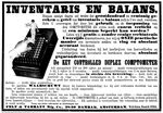 1916-12-23 De Groene Amsterdammer, Inventaris en Balans - Controlled Key Duplex Comptometer