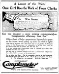1918-11-23 Auckland Star (NZ), One Girl Does the Work of Four Clerks