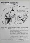 1942-11 Nations Business - This isn't necessary You can rent Comptometer equipment!