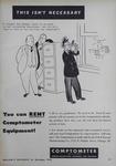 1943-11 Nations Business - This isn't necessary You can rent Comptometer equipment!