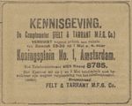 1919-04-29 Algemeen Handelsblad, Address Change Notice