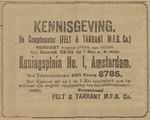 1919-04-29 Algemeen Handelsblad, Address Change Notice