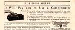 Magazine ad for model B or C Comptometer