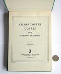 Comptometer Course for Business Training, Part One Title Page