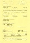 Comptometer Course for Business Training Review Test 2