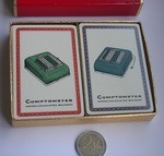 Box of Comptometer Playing Cards