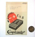 Comptometer Model S Card