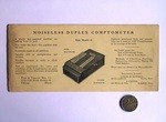 Noiseless Duplex Comptometer
