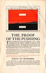 The Proof of the Pudding leaflet
