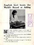 English Girl beats the World's Record at Adding