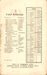 Decimal Equivalents of Common Fractions, scan, back