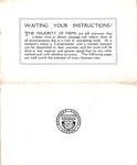 Waiting Your Instructions
