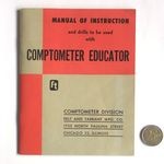 Comptometer Educator Book, front cover
