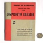 Comptometer Educator Book, front cover