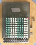Comptometer Model J, from above
