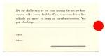 Swedish Comptometer Card, scan