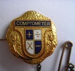 Comptometer Pin, front