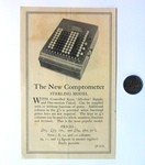 New Comptometer Decimal model/Sterling model, back