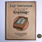 Easy Instructions for the Comptometer 1920, cover