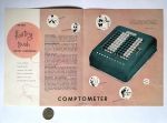Italian Floating Touch Comptometer advertising leaflet