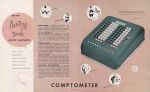 Italian Floating Touch Comptometer advertising leaflet