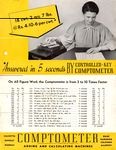 Indian Comptometer promo leaflet, front